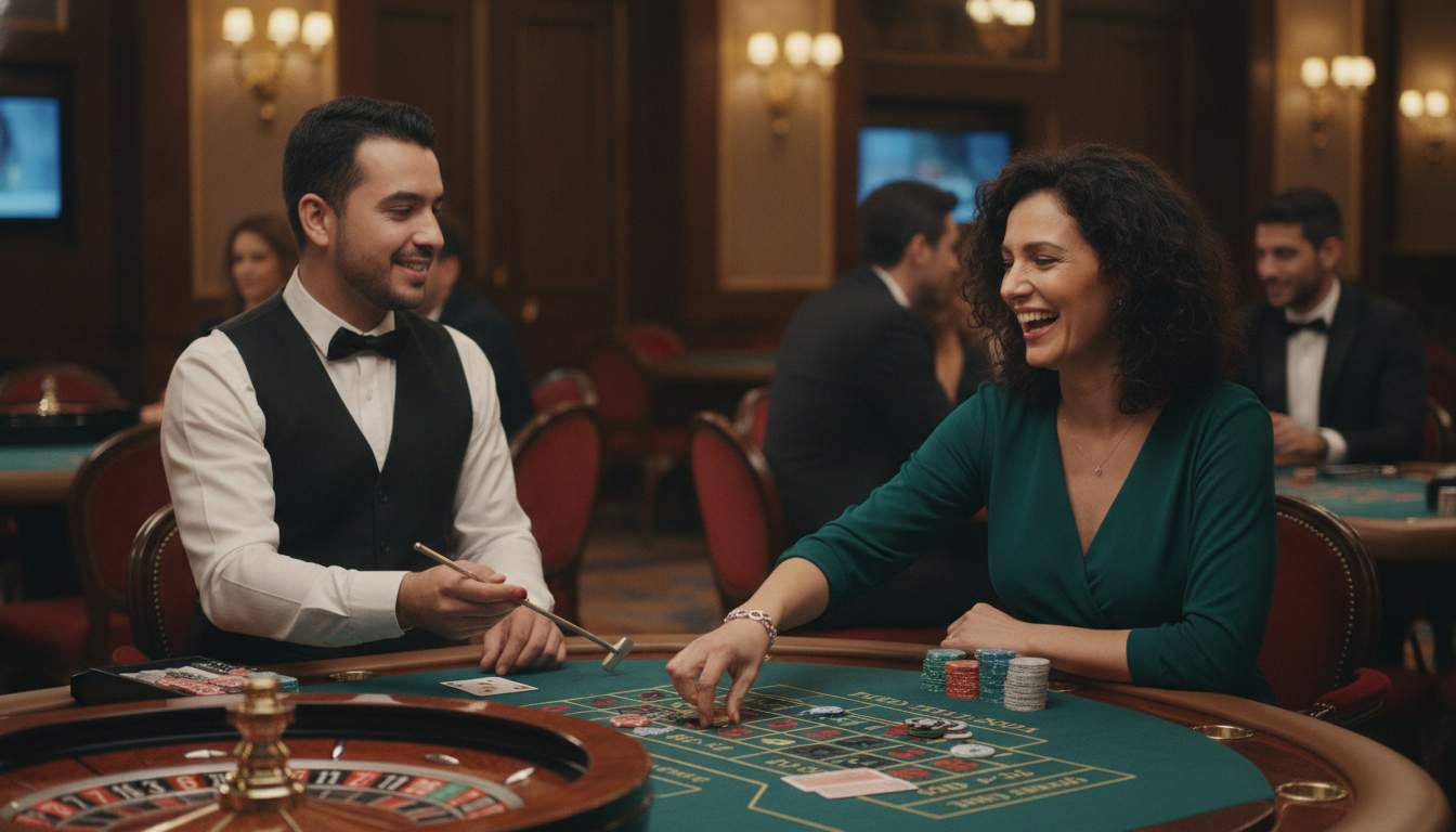Experiencia de juegos de mesa Juego de mesa en casino en vivo