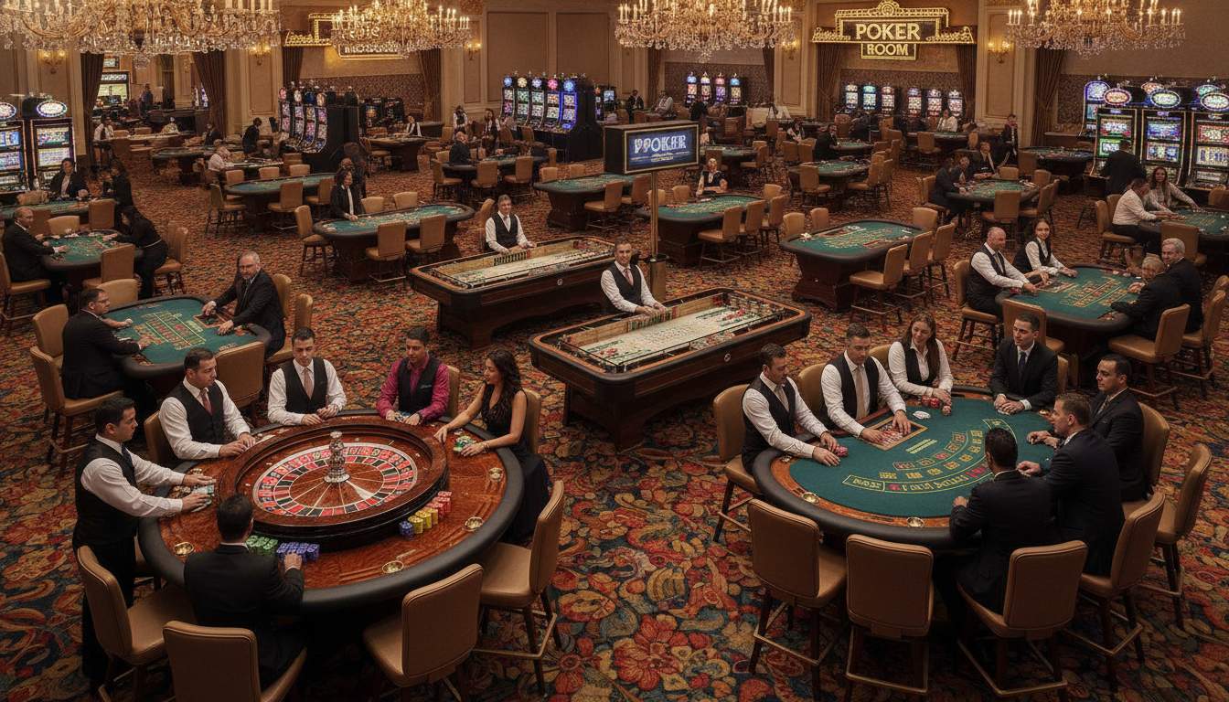 Variedad de juegos de casino