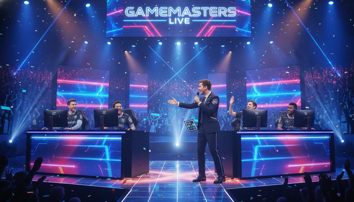 Juego de espectáculo en un casino en vivo